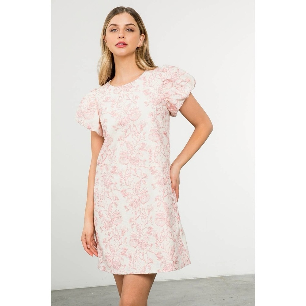 THML Pink Floral Dress Short Small - Picture 2 of 9
